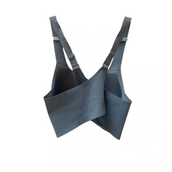 Knix Catalyst Grey Front Zip Sports Bra 8 - Picture 2 of 9